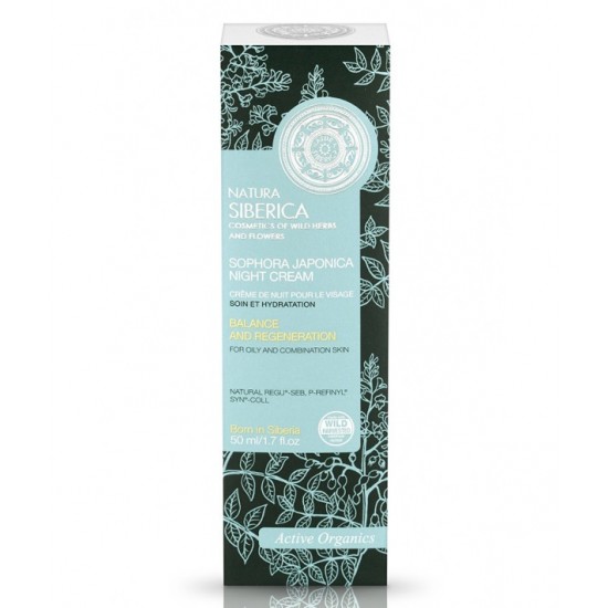 Sophora Japonica noćna krema, za masnu i mješovitu kožu, 50 ml.